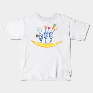 ET series - take a trip on a banana Kids T-Shirt